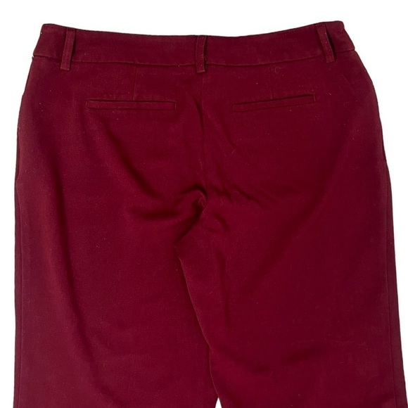 Apt. 9 Modern Fit Wine Color Pants - Size 8 - Picture 10 of 10